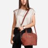Cork Crossbody Purse Red model2