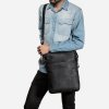 cork briefcase medium black model
