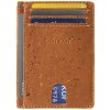 Cópia de cork wallet camel front