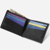 Slim Cork Wallet Black Notes