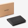 cork wallet slim black packaging