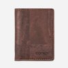 cork wallet slim brown front