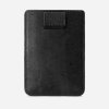 card sleeve cork wallet black back