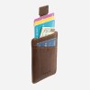 card sleeve cork wallet brown cards