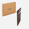 card sleeve cork wallet brown packaging