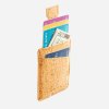 card sleeve cork wallet natural cards