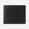 cork wallet bifold black