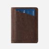 Slim Cork Wallet Brown front