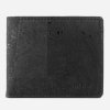 cork passcase wallet black front