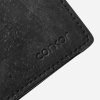 cork passcase wallet black logo