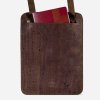 Travel Neck Wallet vegan cork back