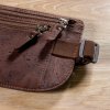Travel Money Belt brown pullers