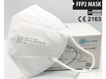 Respirátor FFP2 NR CE 2163- 20 ks v balení