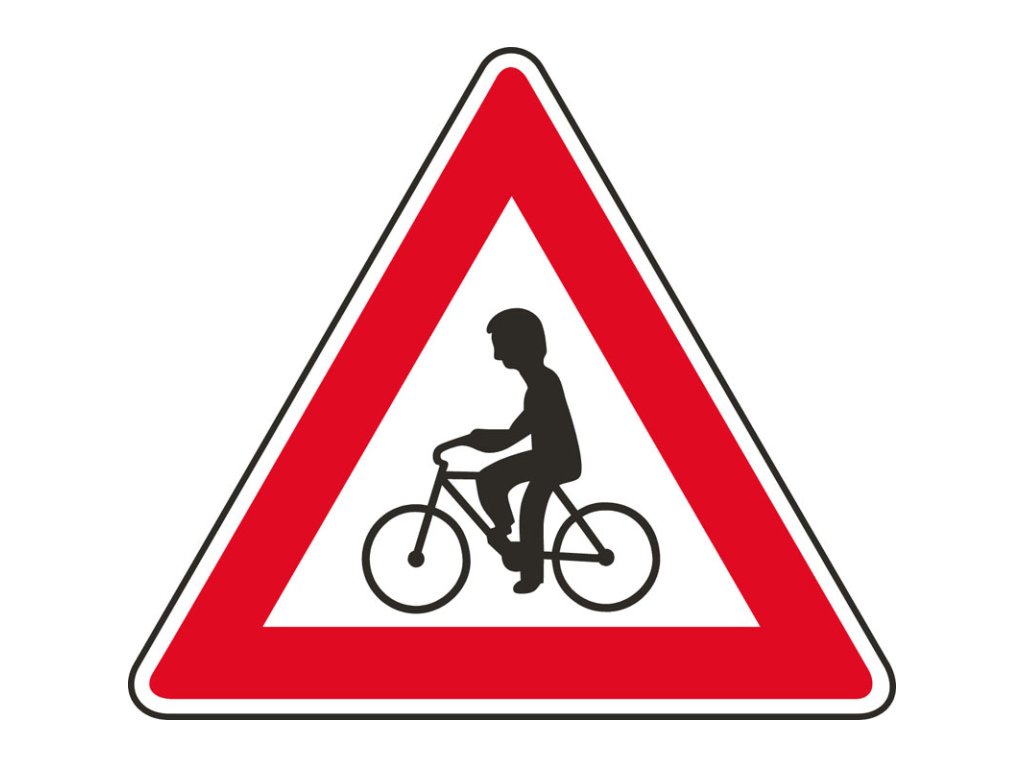dopravni znacka cykliste 14786