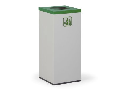 kos na trideny odpad 70 l uchyt na pytel sedy zeleny 137430