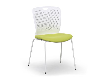 plastova konferencni zidle open bila zelena 143070