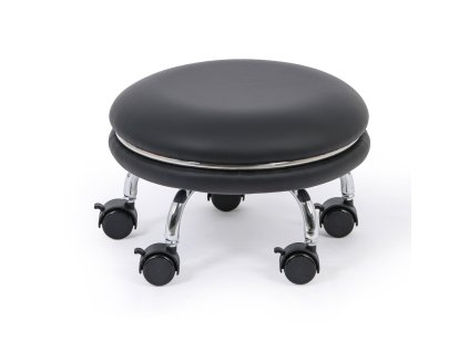 pojizdne servisni sedatko rondo mekka kolecka cerne 144220