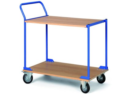 policovy vozik 2 drevotriskove police nosnost 100 kg 46661