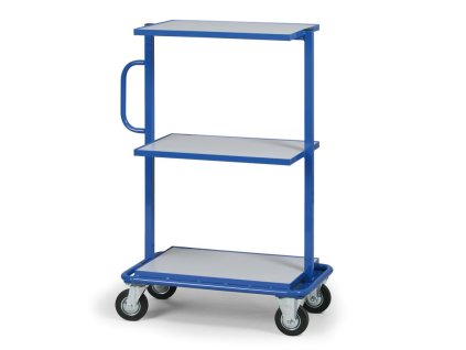 vozik na prepravky s policemi 3 patra 1287