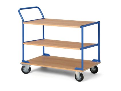 policovy vozik 3 drevotriskove police nosnost 100 kg 12927