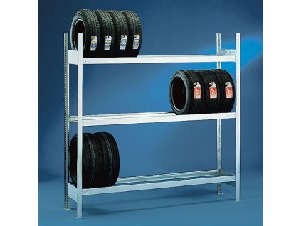 regal na pneumatiky 2000 x 2000 x 400 mm zakladni 1073