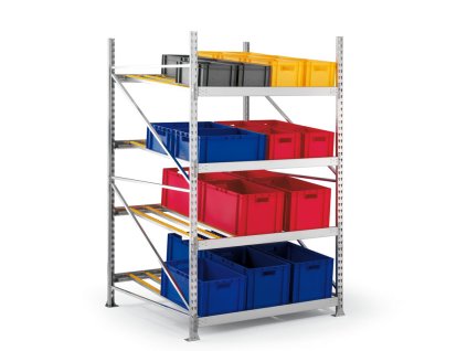 spadovy regal s valeckovymi listami 2000 x 1300 x 1300 mm zakladni 550