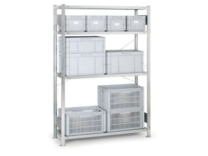 kovovy regal clip 230 kg 2000 x 1300 x 500 mm pridavny regal 8486