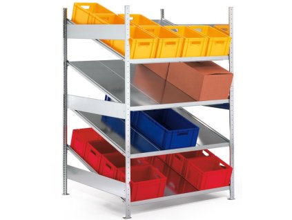 spadovy policovy regal 200 kg 2000 x 1000 x 1200 mm zakladni 1984