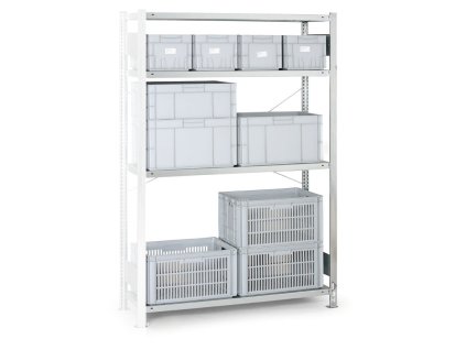 kovovy regal clip 200 kg 2500 x 1700 x 500 mm pridavny regal 113678