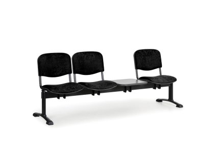 calounena lavice do cekaren viva 3 sedak se stolkem cerna cerne nohy 24391