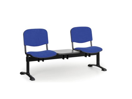 calounena lavice do cekaren viva 2 sedak se stolkem modra cerne nohy 24395