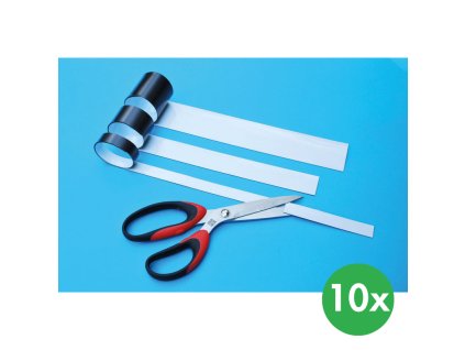 magneticke pruhy 50 x 600 mm bile 10 ks 116174