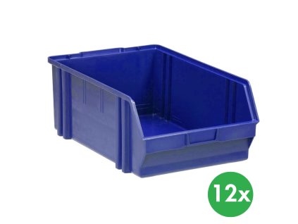 plastove boxy basic 305 x 480 x 177 mm 12 ks modre 115162