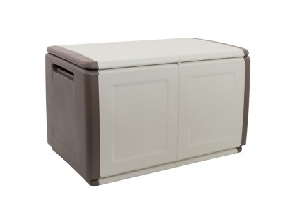 plastovy odkladaci box s vikem 960x570x530 mm bezovy 7975