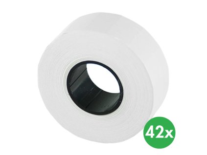 etikety 22 x 12 mm 42 ks bila 116366