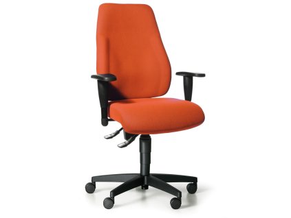 kancelarska zidle exeter lady s podruckami oranzova 15359