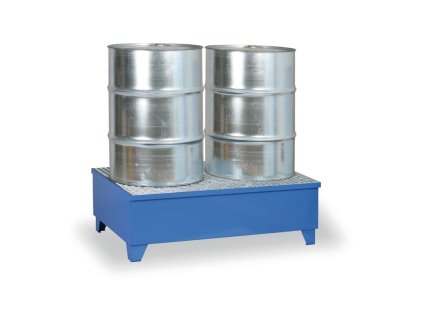 modra zachytna vana s rostem na nohach pro 2 sudy objem 240 l 14231