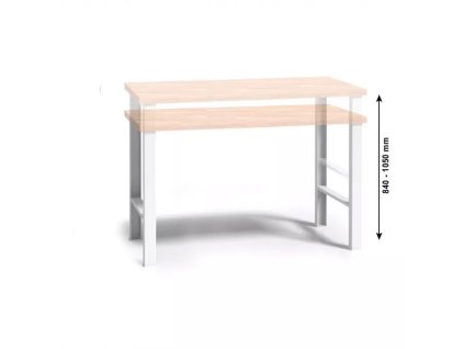 pracovni stul do dilny wl bukova sparovka nastavitelne kovove nohy 1700 mm 18191
