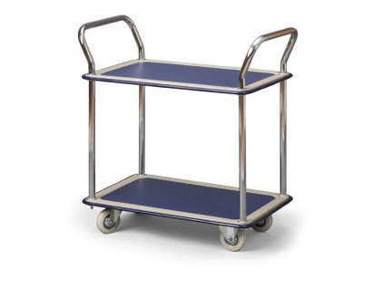 policovy vozik 2 police s gumovou podlozkou 120 kg 2512