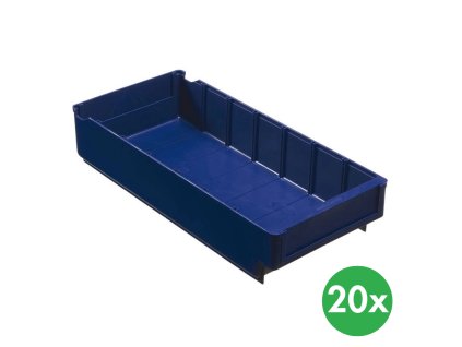 plastova regalova prepravka max 188 x 400 x 80 mm 20 ks 115273