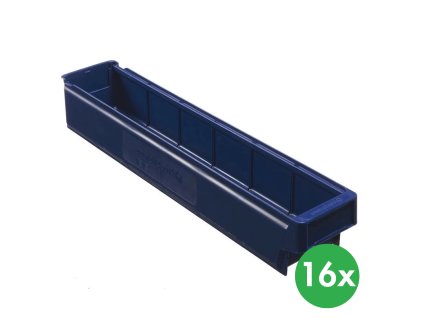 plastova regalova prepravka max 115 x 600 x 100 mm 16 ks 115306