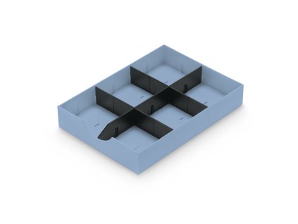 zasuvky do tridicich boxu pastelove modra 15372