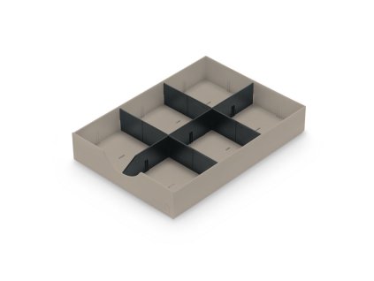 zasuvky do tridicich boxu tmave seda 15377