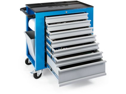 dilensky vozik na naradi gd 7 zasuvek 750 x 440 x 860 mm modra 3429