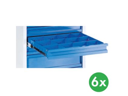 organizer do zasuvky k dilenske skrini gd 6 ks 117320
