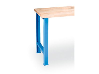 samostatna kovova noha pro dilenske stoly gd pevna vyska 810 mm modra 3466