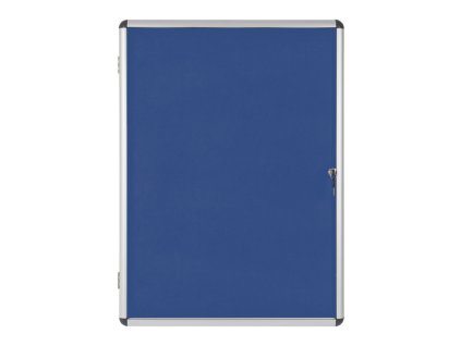 informacni vitrina s textilnim povrchem modra 720 x 980 mm 28455