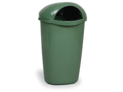 venkovni odpadkovy kos na sloupek dinova 50 l tmave zeleny 571