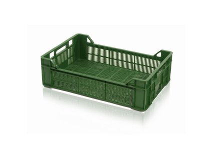 plastova prepravka na zeleninu derovana 600 x 400 x 172 mm 9569