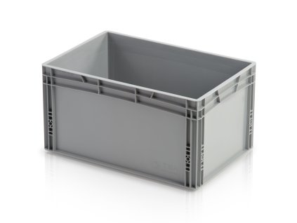 plastova prepravka uzavrene rukojeti 600 x 400 x 320 mm 7237